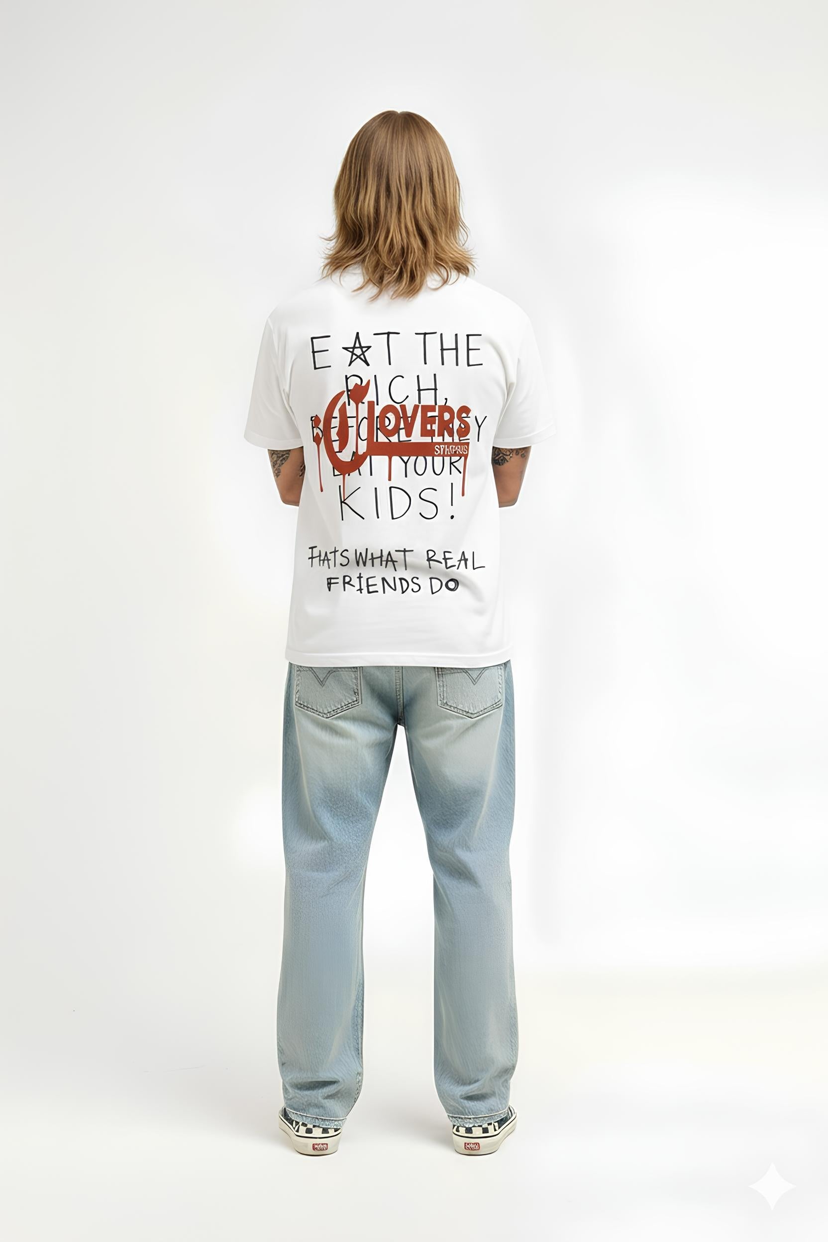 CLVRSS Signature Tee | Organic Cotton Modern Streetwear Essential - CloversCloTees