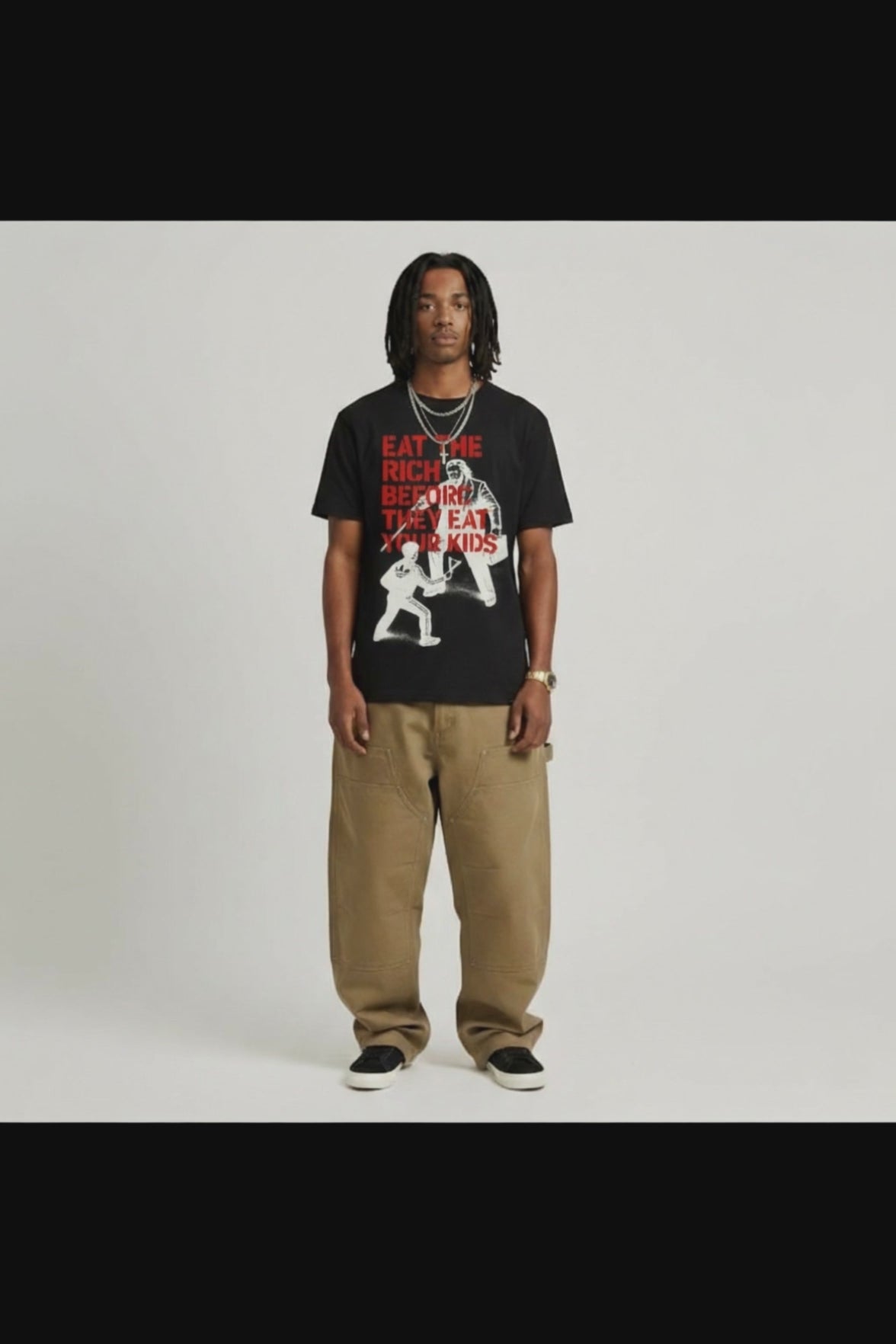 Man in black tshirt