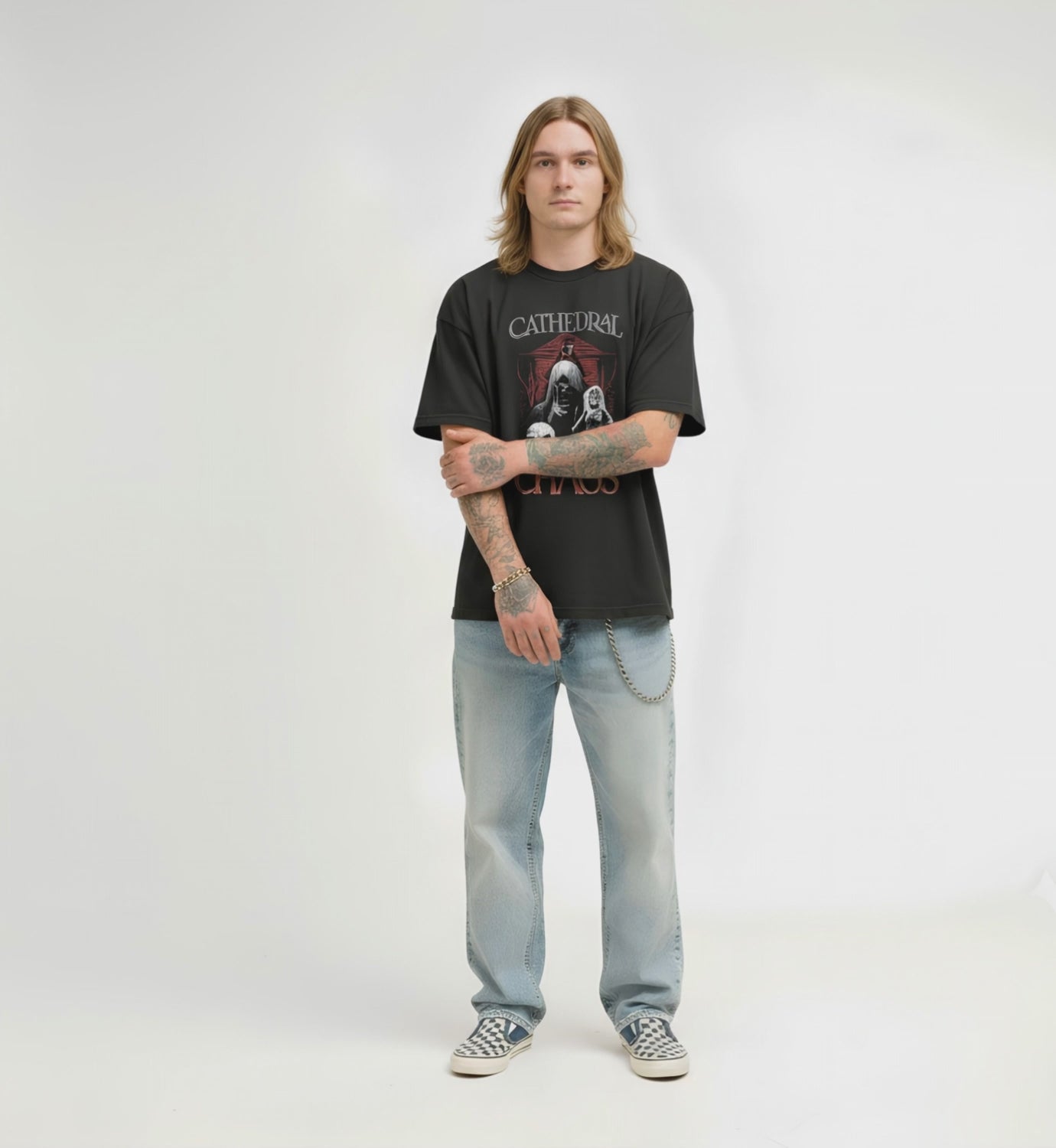 Man in black tshirt