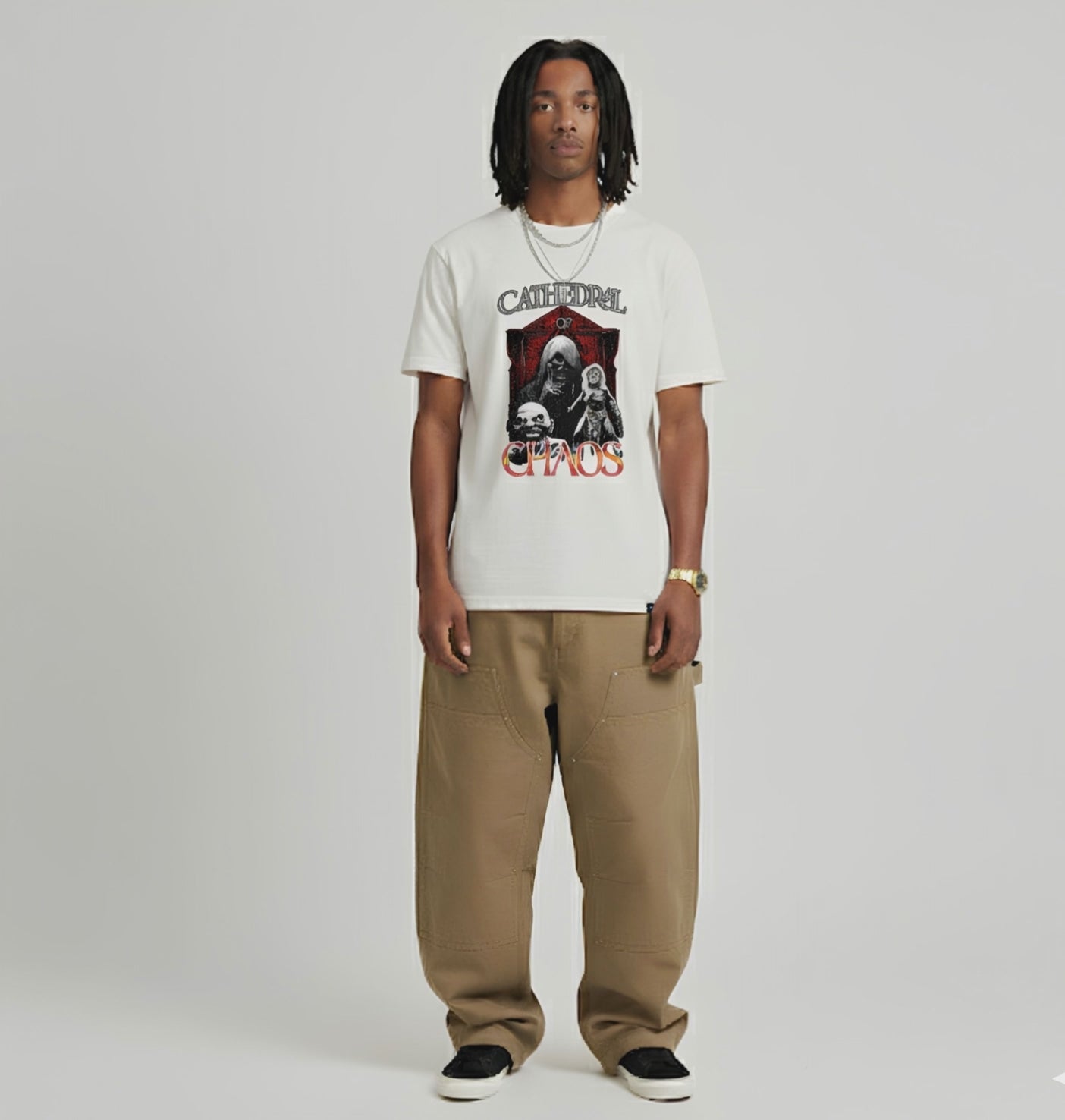 Man in white tshirt