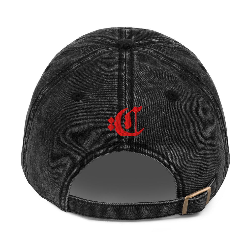 Vintage Cotton Twill Cap - CloversClo